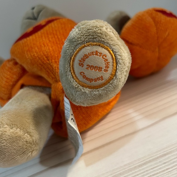 Starbucks Bearista Halloween Pumpkin Bear 2008 77th Edition - Picture 3 of 4